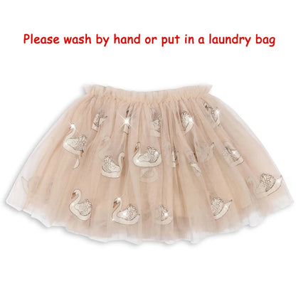 2024 Christmas KS Girls Princess Mesh Dress Kids Pretty Sequin Dresses Baby Cute Skirt Carnival Party Children Voile Dress Gifts