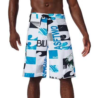 New Summer Men'S Board Casual Drawstring Pockets Shorts Beach Brand Short Surfing Bermudas Male Boardshorts Quick Dry For Sports