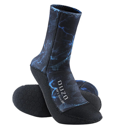 5mm Neoprene Diving Socks Summer Diving Sport Socks Surf Beach Booties Anti-Slip Swimming Fin Sand Proof Ice Bath Warm Socks