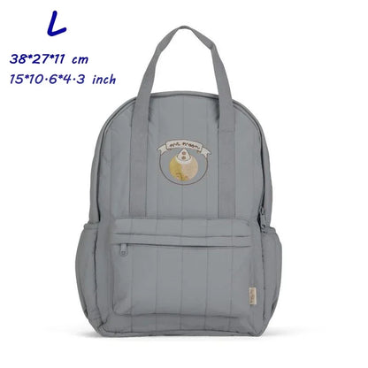 KS Brand Mommy Bag Travel Children Kid Cherry Backpack Primary Schoolbag Baby Waterproof Print Kindergarten Bags Boys Girls Gift