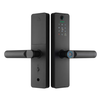 Tuya Wifi Fingerprint Smart Door Lock Digital Electronic Lock Remote Unlock Keyless Security Anti-theft Smart Home Hotel Office