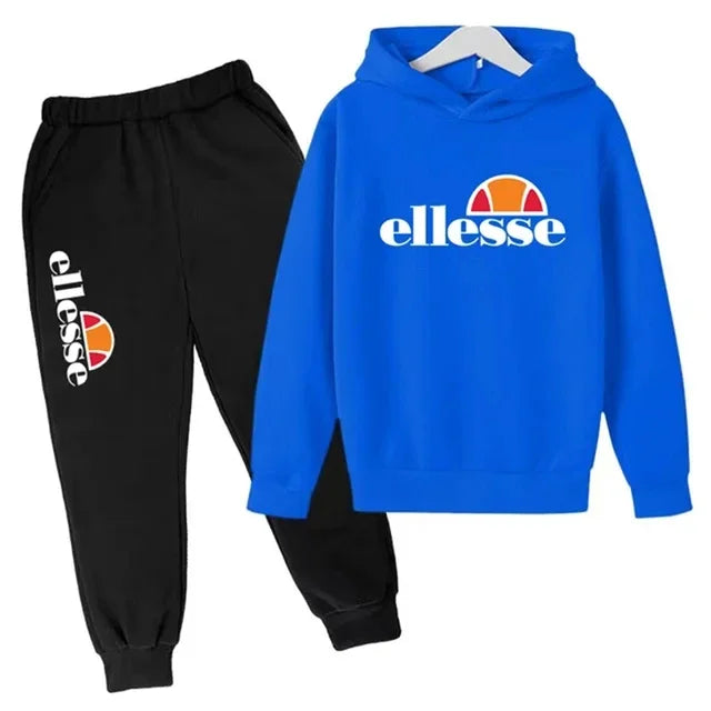 Boys Girls Coat + Pants Casual Sports Set 3-12Yrs Children's brand Sweatshirt Hoodie suits