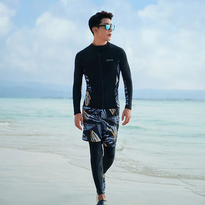 Womens Rash Guard Swimsuit Set Long Sleeve UV Protection Surfing Suit Bathing Swimming Tight T-Shirt Rashguard Gym Clothes