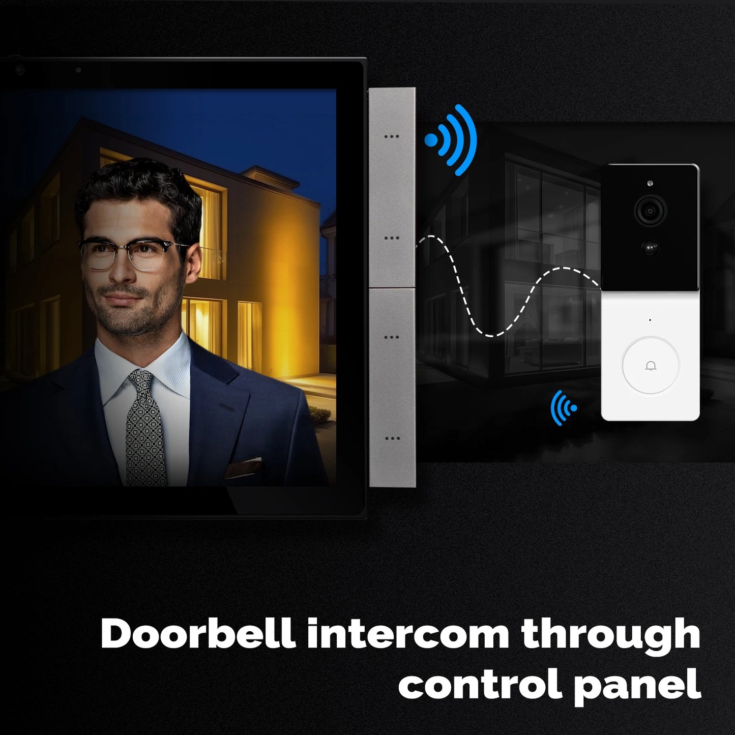 MOES Tuya Smart Home Control Panel Max 10.1inch Touch Screen with Bluetooth Zigbee Gateway Built-in Building Intercom Compatible