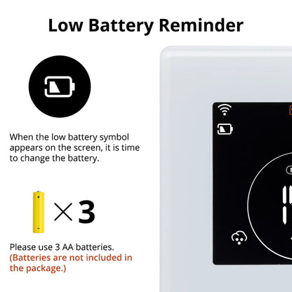 Beok Smart Home Tuya WIFI Thermostat Battery-powered Thermoregulator for Gas Boiler Smart Life Work with Alexa Google Home