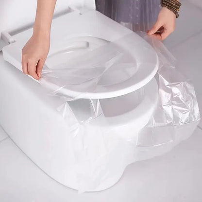 30/50/60/100Pcs Disposable Toilet Seat Cover Mat Portable Safety Toilet Seat Pad For Travel Camping Hotel Toilet Paper Pad