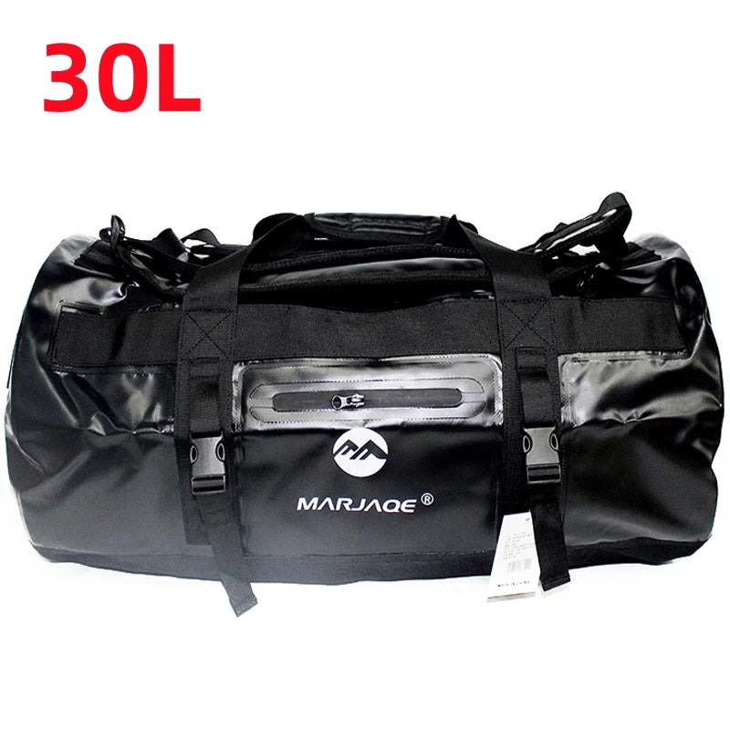 30L 60L 90L Kayaking Bag Waterproof Bag Dry Saddle Luggage Storage Beach Rafting Travel Camping Swimming Bags Drifting Bag X499A