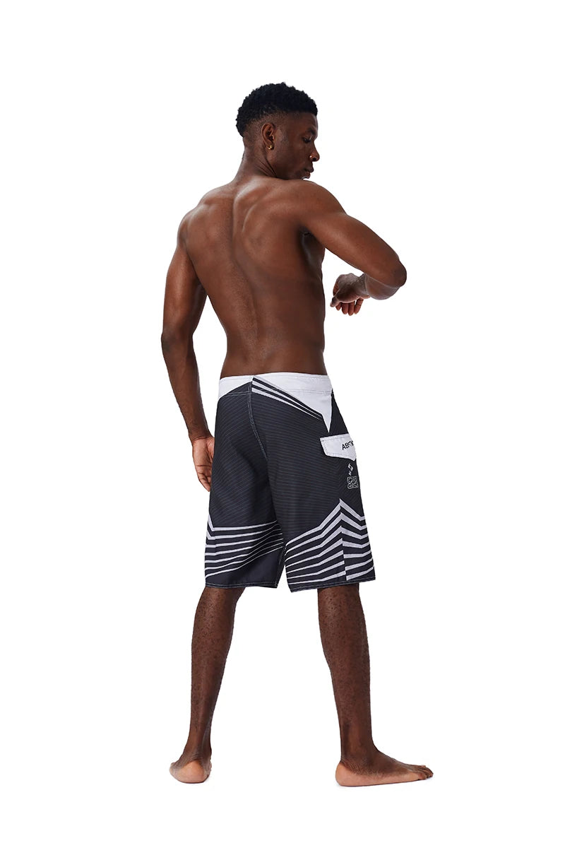 New Summer Men'S Board Casual Drawstring Pockets Shorts Beach Brand Short Surfing Bermudas Male Boardshorts Quick Dry For Sports