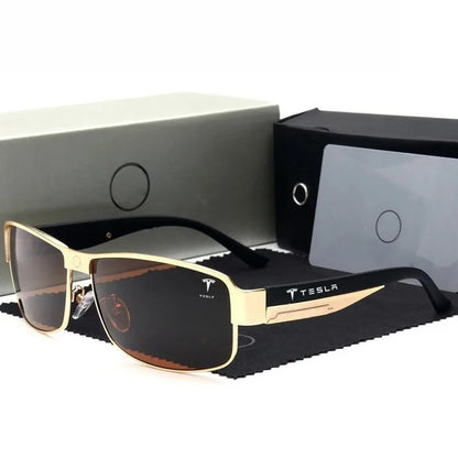 Car High-End Leisurely Luxury Sunglasses For Tesla Model 3 Model Y Model S Model X Cybertruck Roadster Men Women Fashion Goggles