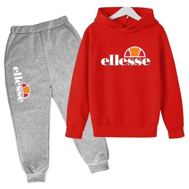 Boys Girls Coat + Pants Casual Sports Set 3-12Yrs Children's brand Sweatshirt Hoodie suits