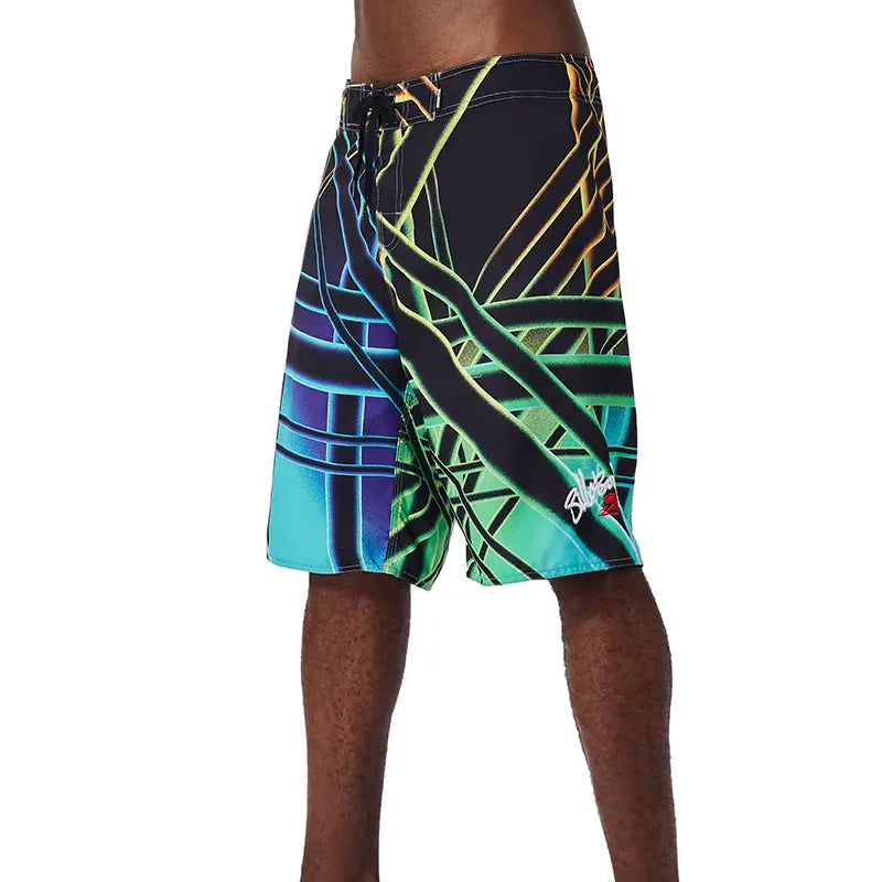 New Summer Men'S Board Casual Drawstring Pockets Shorts Beach Brand Short Surfing Bermudas Male Boardshorts Quick Dry For Sports