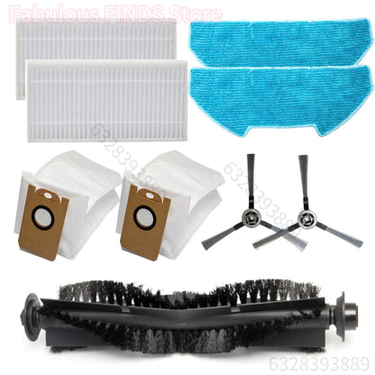 Replacement Filter Mop Cloth Dust Bag Side Brush Kit  Robot Vacuum Household Accessories Home Appliance Parts