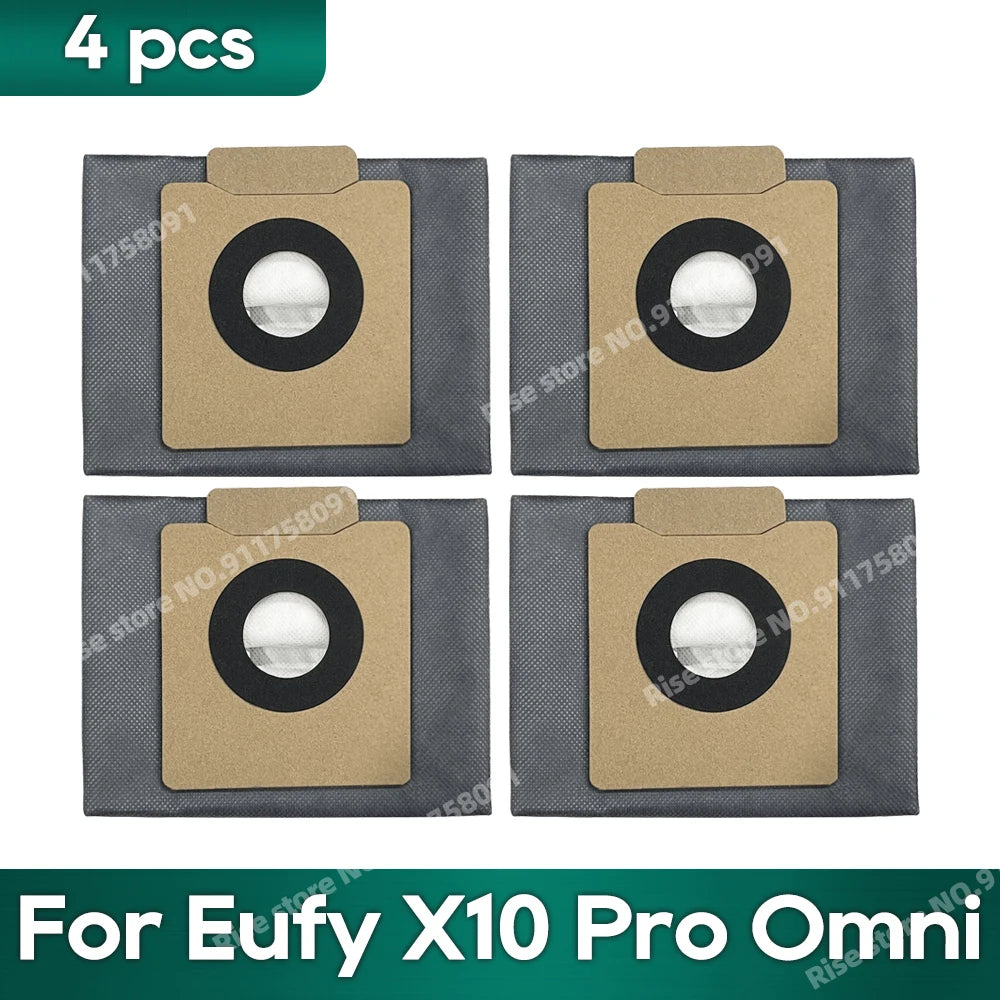 Accessories fit for Eufy X10 Pro Omni Robot Vacuum Dust Bag Hepa Filter Roller Side Brush Mop Cloth