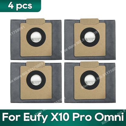 Accessories fit for Eufy X10 Pro Omni Robot Vacuum Dust Bag Hepa Filter Roller Side Brush Mop Cloth