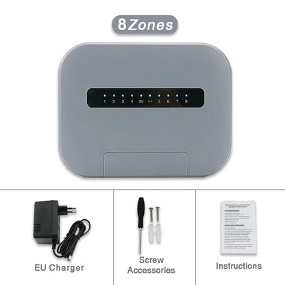 6 /8 Station Tuya WiFi Indoor Smart Sprinkler Controller Irrigation System Remote Control by Phone Works with Smartlife EU Plug