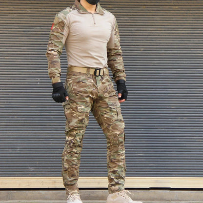 Tactical Uniform Milit Outdoor Camouflage Suit Combat Shirts Pants Men Fishing Trainning Airsoft Paintball Hunting Clothes Sets