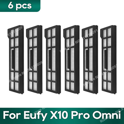 Accessories fit for Eufy X10 Pro Omni Robot Vacuum Dust Bag Hepa Filter Roller Side Brush Mop Cloth