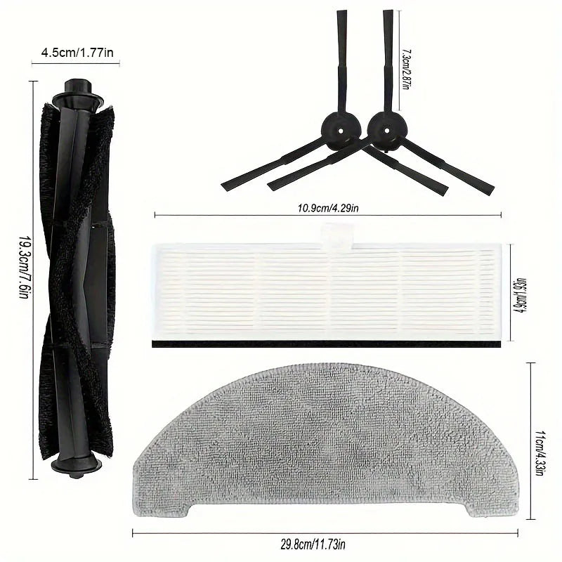 For Imou L11 Imou L11 Pro Robot Vacuum Cleaner Main Brush Spin Edge Side Brush Hepa Filter Mop Rag Dust Bag Accessories Kit