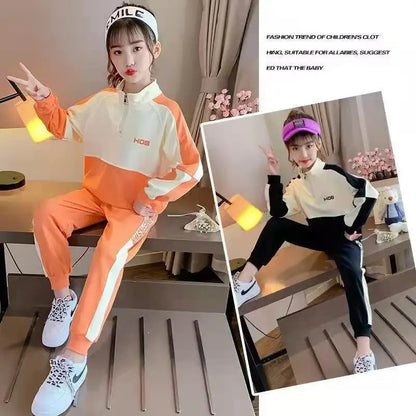 12 Girls Suit 11 Spring and Autumn Fashion Clothing 10 Girls Short 9 Baby Letter 8 Jacket + Pants 7 Sportswear  6 5 2 Years Old