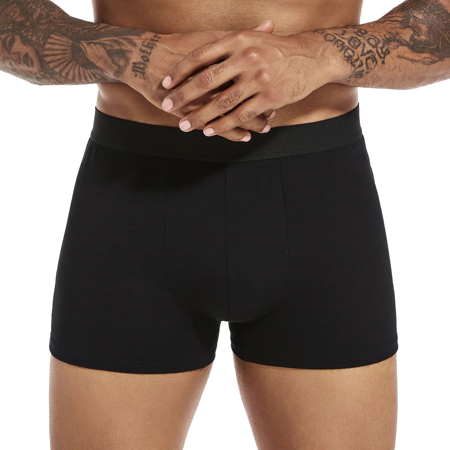 6pcs pack Black Boxer Shorts Men Underwear Soft Breathable Male Underpants for Men Homme Boxershorts Slips 2024 Panties
