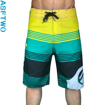 New Summer Men'S Board Casual Drawstring Pockets Shorts Beach Brand Short Surfing Bermudas Male Boardshorts Quick Dry For Sports
