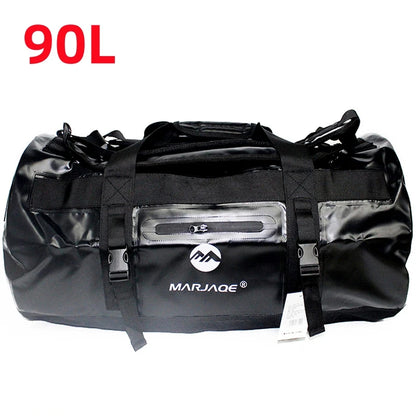 30L 60L 90L Kayaking Bag Waterproof Bag Dry Saddle Luggage Storage Beach Rafting Travel Camping Swimming Bags Drifting Bag X499A