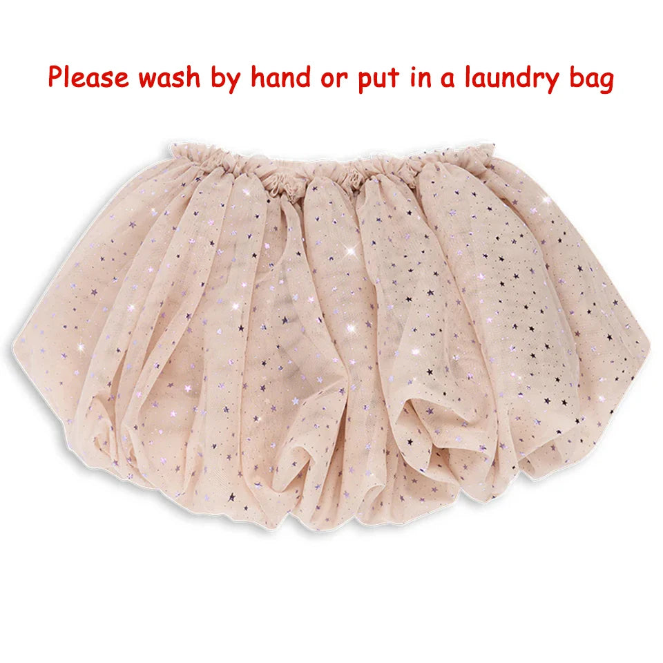 2024 Christmas KS Girls Princess Mesh Dress Kids Pretty Sequin Dresses Baby Cute Skirt Carnival Party Children Voile Dress Gifts