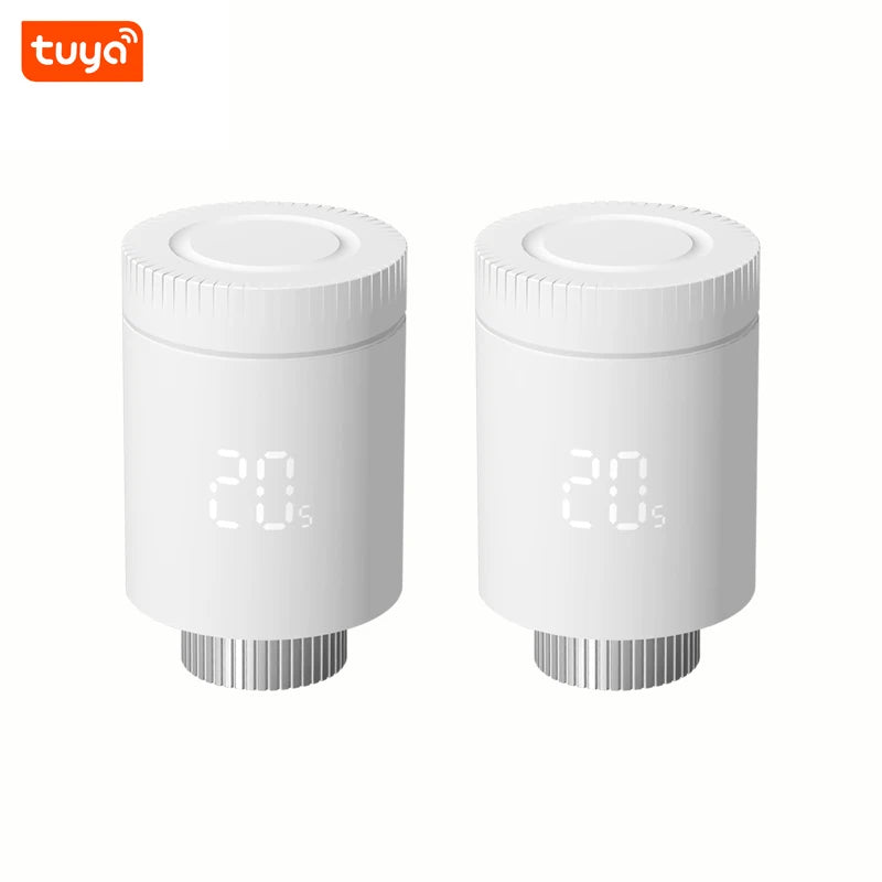 Tuya Smart Zigbee 3.0 Thermostatic Valve Radiator Zigbee Thermostatic Valve Connected Thermostatic Head TRV Alexa Google Home