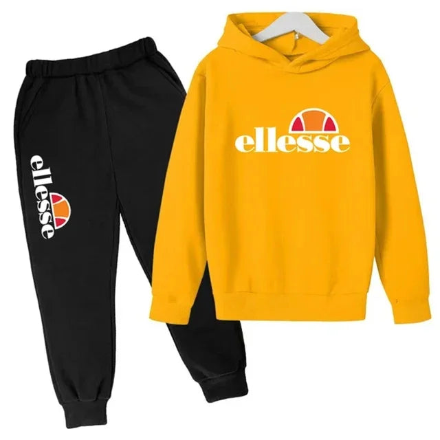 Boys Girls Coat + Pants Casual Sports Set 3-12Yrs Children's brand Sweatshirt Hoodie suits