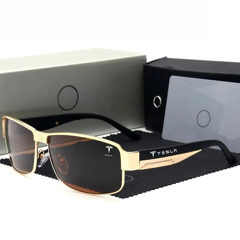 Car High-End Leisurely Luxury Sunglasses For Tesla Model 3 Model Y Model S Model X Cybertruck Roadster Men Women Fashion Goggles