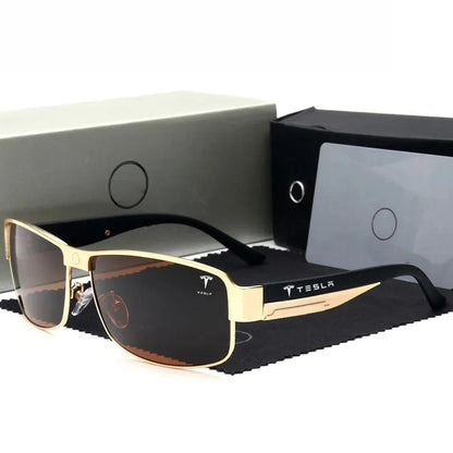 Car High-End Leisurely Luxury Sunglasses For Tesla Model 3 Model Y Model S Model X Cybertruck Roadster Men Women Fashion Goggles