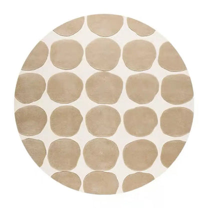 Nordic Round Ins Carpet Living Room Decoration Home Bedroom Short Velvet Carpets Non-slip Washable Floor Mats Large Area Rug