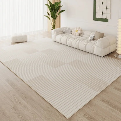 Ins Simple Style Room Decor Non-slip Carpet Nordic Light Luxury Soft Large Living Room Rugs Lint-free Easy Cleaning Tatami Mat