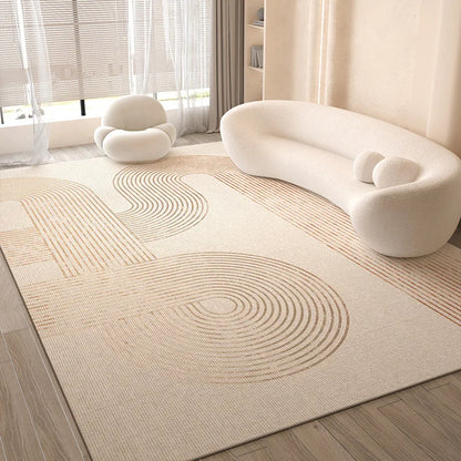 Ins Simple Style Room Decor Non-slip Carpet Nordic Light Luxury Soft Large Living Room Rugs Lint-free Easy Cleaning Tatami Mat
