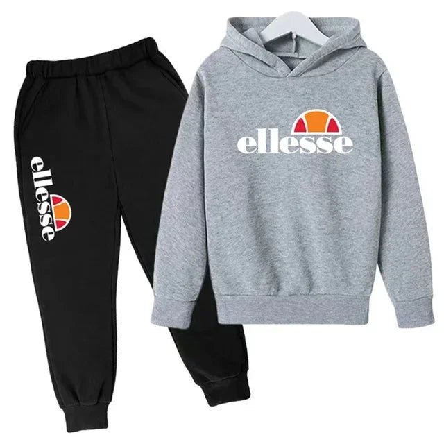 Boys Girls Coat + Pants Casual Sports Set 3-12Yrs Children's brand Sweatshirt Hoodie suits