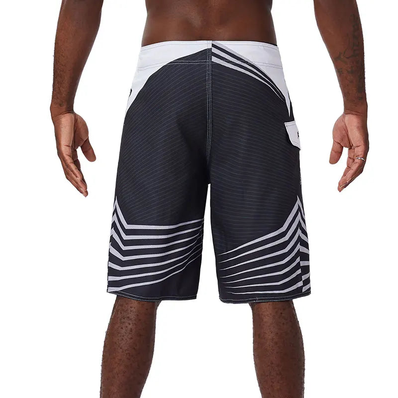 New Summer Men'S Board Casual Drawstring Pockets Shorts Beach Brand Short Surfing Bermudas Male Boardshorts Quick Dry For Sports