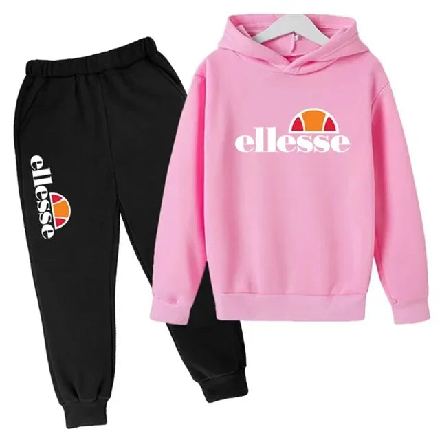 Boys Girls Coat + Pants Casual Sports Set 3-12Yrs Children's brand Sweatshirt Hoodie suits