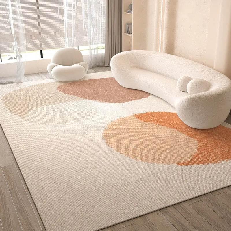 Ins Simple Style Room Decor Non-slip Carpet Nordic Light Luxury Soft Large Living Room Rugs Lint-free Easy Cleaning Tatami Mat