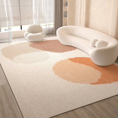 Ins Simple Style Room Decor Non-slip Carpet Nordic Light Luxury Soft Large Living Room Rugs Lint-free Easy Cleaning Tatami Mat