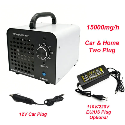 AC110V AC240V Ozone Generator 60000mg/h Ozone Machines for Home and Commercial Use Car Basement Offices Smoke and Pet Room