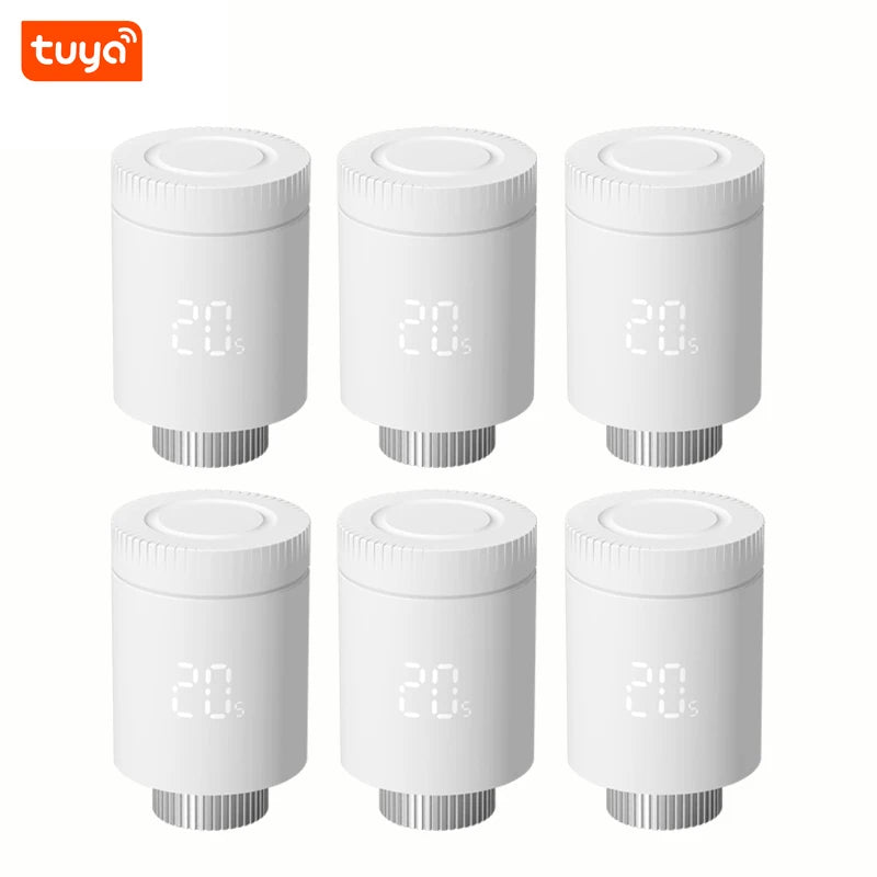 Tuya Smart Zigbee 3.0 Thermostatic Valve Radiator Zigbee Thermostatic Valve Connected Thermostatic Head TRV Alexa Google Home