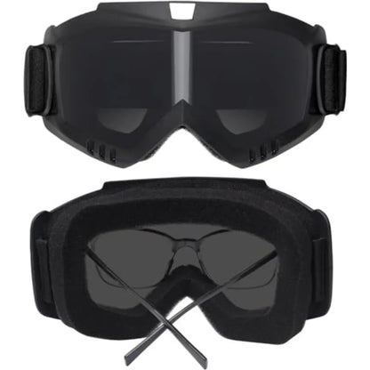 Military Tactical Full Face Helmet MICH ABS - Detachable Goggles & NVG Bracket for Riot Airsoft CS Outdoor Wargame Protective Ge
