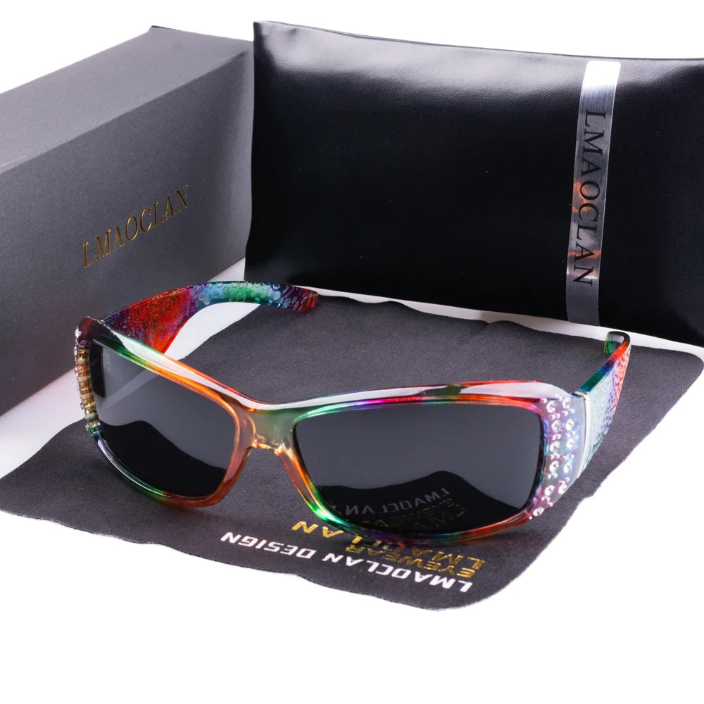 New 2025 Women Polarized Sunglasses Luxury Fashion Ladies Vintage Brand Designer Female Sun Glasses Oculos Gafas