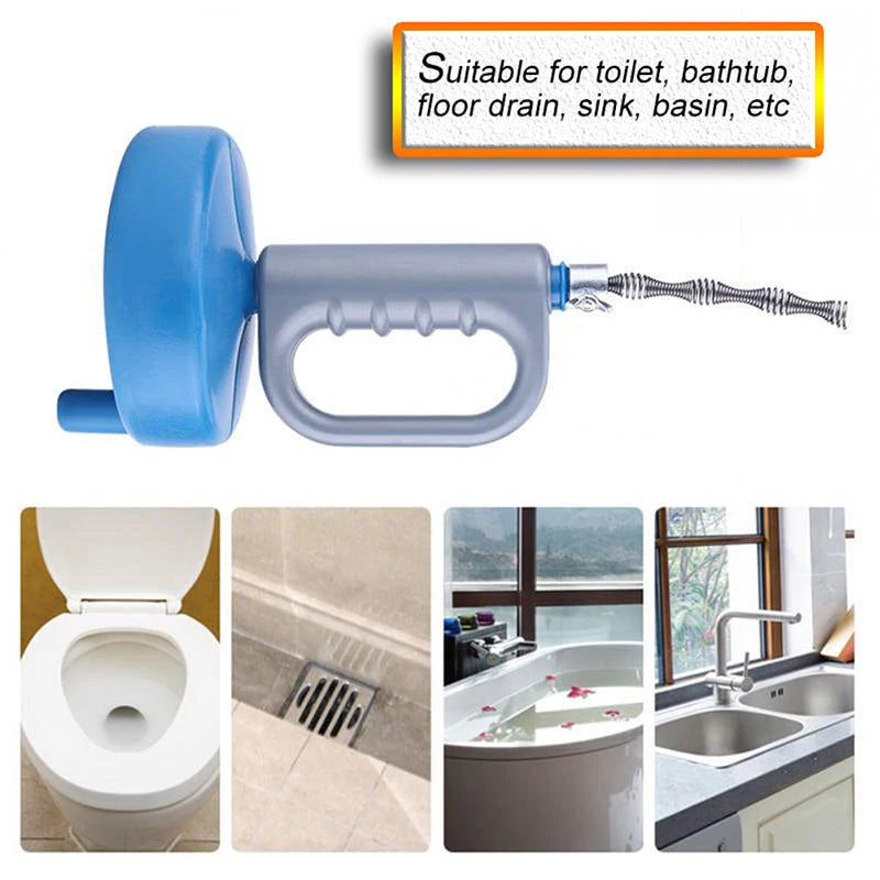 Extendable Bathroom Kitchen Cleaning Tools 3 Meters Sewer Pipe Plunger Dredge Toilet Sink Drain Unblocker Handheld Household