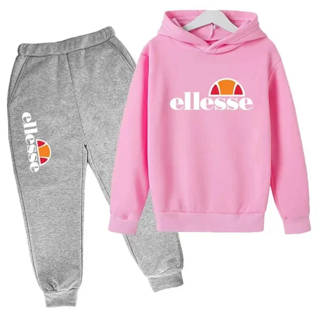 Boys Girls Coat + Pants Casual Sports Set 3-12Yrs Children's brand Sweatshirt Hoodie suits