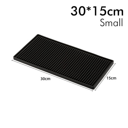 Rubber Bar Mat Anti-slip PVC Cafe Bar Mats Home Cup Mat Waterproof Heat Resistant Durable Kitchen Drain Mat Dish Drying Mats
