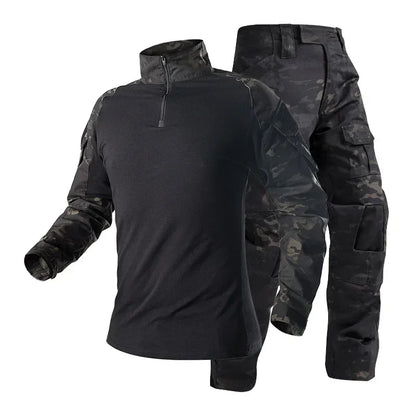 Tactical Uniform Milit Outdoor Camouflage Suit Combat Shirts Pants Men Fishing Trainning Airsoft Paintball Hunting Clothes Sets