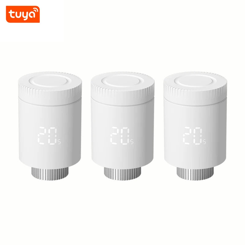 Tuya Smart Zigbee 3.0 Thermostatic Valve Radiator Zigbee Thermostatic Valve Connected Thermostatic Head TRV Alexa Google Home