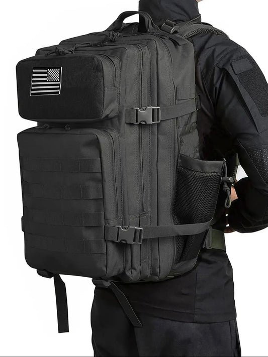 Tactical Backpacks For Men Molle Daypack 35L/45L Large 3 Day Bug Out Bag Hiking Rucksack With Bottle Holder  nylon backpack