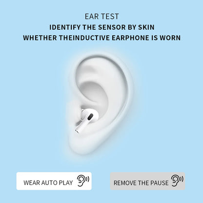 【 Pro 3 】 Bluetooth noise cancelling wireless earphones with heart rate monitoring, waterproof for daily use, perfect for sports